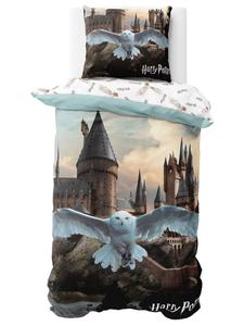 Комплект постельного белья Муха Гарри Поттера в разноцветной/белой гамме Harry Potter, 135 x 200 + 80 x 80 см