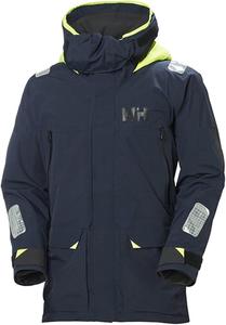 Куртка Helly-Hansen Offshore Sailing - водонепроницаемая куртка из кордуры - складной неоновый капюшон - светоотражающий дождевик SOLAS Helly Hansen, 597 Navy