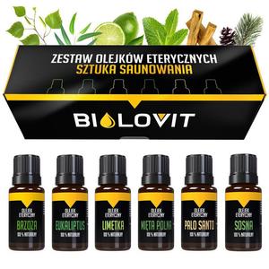 Биловит, Искусство сауны, Набор эфирных масел, 6 шт Bilovit