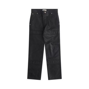 Брюки Wales Bonner Nomad Leather Trouser 'Black'