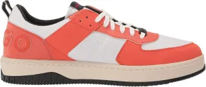 Кроссовки Hugo Mens Chunky из кожи с низким профилем, оранжевый/ярко-белый