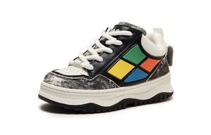 MC-DOS Низкие кроссовки для скейтбординга MC DOS Puffy Shoes, унисекс, дымчато-черные