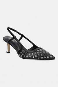 Кожаные туфли-шпильки Alora Michael Michael Kors, черный