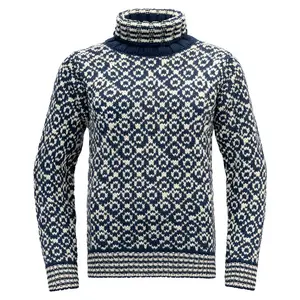 Свитер DEVOLD OF NORWAY Svalbard Wool High Neck, разноцветный