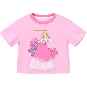 Disney Футболка Princess Fuchsia для детей 3-7 лет