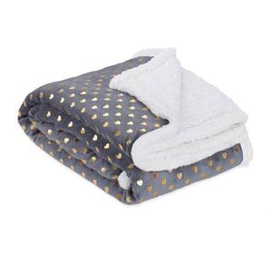 Одеяло Relaxdays Grau 150x200 cm, 150x1x200 см цвет gold/grau/weiß