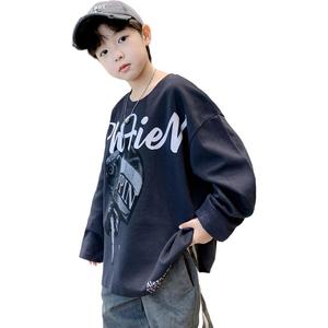 Детский свитшот с круглым вырезом Moderate EASTERN CAMEL, серый