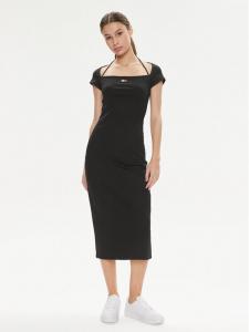 Летнее платье приталенного кроя Tommy Jeans, черный
