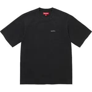 Футболка с карманом s/s ss25 Supreme, черный
