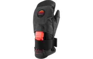 Детские лыжные варежки Kids' DECATHLON, черный серый