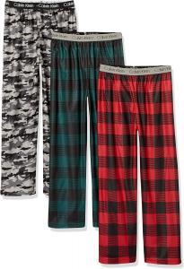 Комплект из 3 мягких микротрусы Calvin Klein boys с начесом, Grey Camo