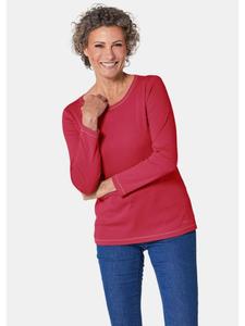 Короткий размер: Базовая футболка из чистого хлопка красного цвета. GOLDNER