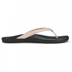 Женские сандалии Ho'opio OluKai, Pink Metallic/Black