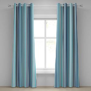 Штора Abakuhaus Stripes 2er-Set, полиэстер - светло-синий / темно-синий - высота: 260 см