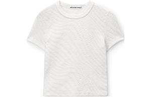 Джемпер с логотипом в технике жаккард Alexander Wang, белый