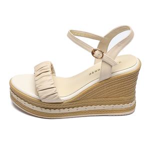 Сандалии на бретельках ZHR, 9,5 см, телесный