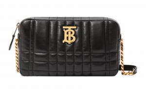 Burberry Сумка Лола из ягненка фотокамера кроссбоди через плечо женская черная