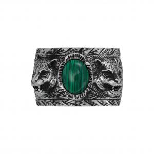 GUCCI Кольцо из стерлингового серебра 925 пробы мужское