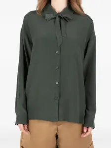 Рубашка с бантом Société Anonyme, зеленый