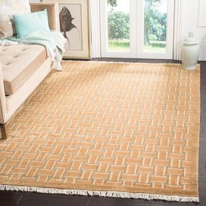 Ковер SAFAVIEH, 183 x 275 см, Tibetan Collection бежевый / разноцветный TB104A ручной работы современный премиум шерстяной напольный