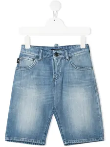 Джинсовые шорты Emporio Armani Kids, синий