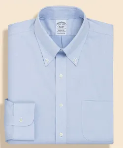 Рубашка из эластичной ткани добби, стандартный крой.