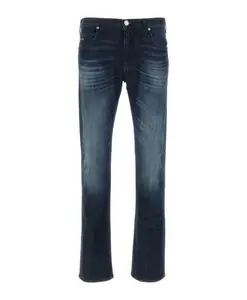 Мужские джинсы из эластичного денима Emporio Armani, синий