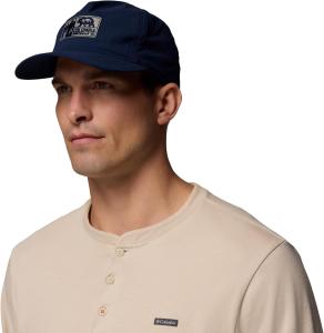 Columbia Unisex Alta Crest 3D Stretch Snap Back, Collegiate Navy/Columbia Bear Rectangle
