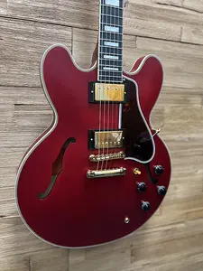 Электрогитара Epiphone 1959 ES-355 Semi Hollow 2024 года - вишнево-красный VOS с жестким кейсом. Новая!