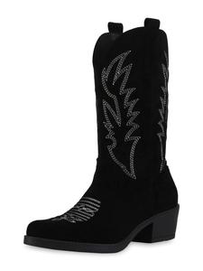 Сапоги VAN HILL Cowboy Isabella, цвет schwarz velours