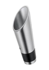 Насадка для декантера, сатинированная, 8 см Cilio, silber/ schwarz