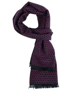 Мужской шарф с шестиугольным узором Ted Baker, синий