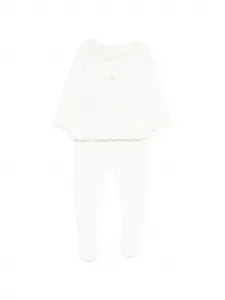 Кружевной комплект с брюками Paz Rodriguez, белый