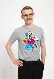 Футболка с принтом matt keeling zeek out Henry Tiger, Light Heather Grey