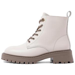 COMELY Мартин Бутс женские черные/экрю черные на флисовой подкладке, цвет Black (Fleece-Lined)