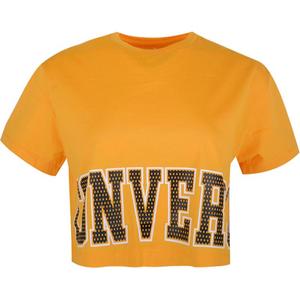 Heritage Wordmark Легкий Кроп Топ Женский Gold Converse