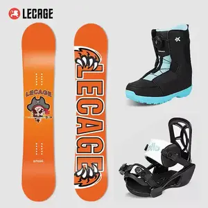 Детский сноуборд LECAIGE All-Mountain, набор Pirate Beast с экипировкой, 100 см