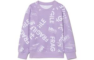 Детская толстовка Mm6 Maison Margiela, фиолетовый