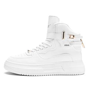 URBAN AUTHENTIC Скользоустойчивые износостойкие легкие мужские кэжуал кеды хай-топ белые, цвет White