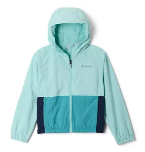 Ветровка Tabor Trail для девочек Columbia, Spray/Navy/Teal