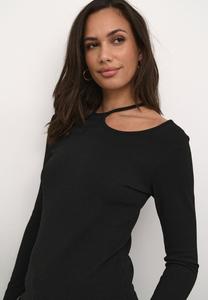 Топ с длинными рукавами MERIKKA Kaffe, черный