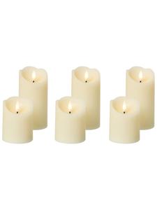 Beliani Набор из 6 светодиодных декоративных светильников AMOREA белого цвета