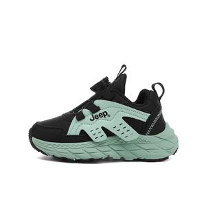 Детские баскетбольные кроссовки Running Collection Jeep, черный зеленый[leather upper-upgraded]