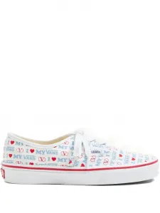 Кроссовки с логотипом из коллаборации с Valentino Vans, белый