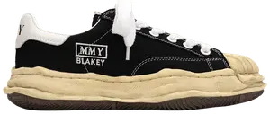 Кроссовки Maison Mihara Yasuhiro Blakey OG Dyed Sole Canvas Low 'Black', черный