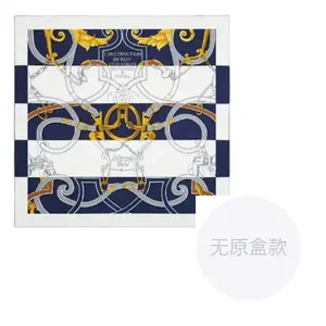 HERMES Шелковый  шарф Women's Blue White