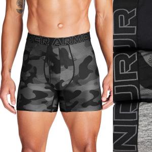 Комплект мужских трусов-боксеров Under Armour Performance Tech Fashion 6 из трех пар, черный