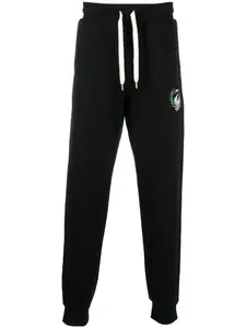 Спортивные брюки из органического хлопка с вышитым логотипом CASABLANCA, черный