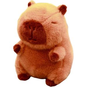 Змеиный год капибара кожаный мяч куклы плюшевая кукла высота 22см DUOAI