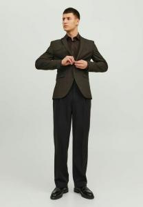 Пиджак-блейзер KARIERTER Jack & Jones PREMIUM, коричневый